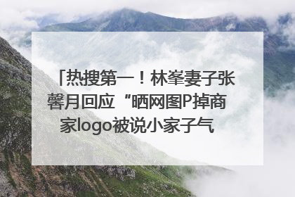 热搜第一！林峯妻子张馨月回应“晒网图P掉商家logo被说小家子气”：没那么多想法，可能有人恶意解读
