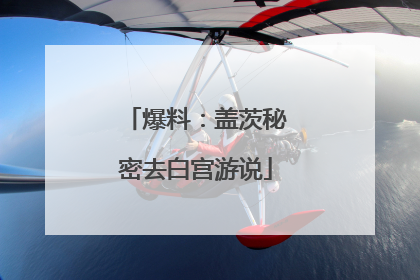 爆料：盖茨秘密去白宫游说
