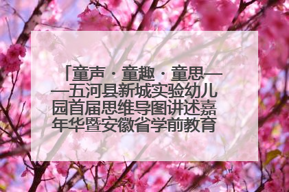 童声・童趣・童思——五河县新城实验幼儿园首届思维导图讲述嘉年华暨安徽省学前教育教研基地园项目阶段性成果展示活动