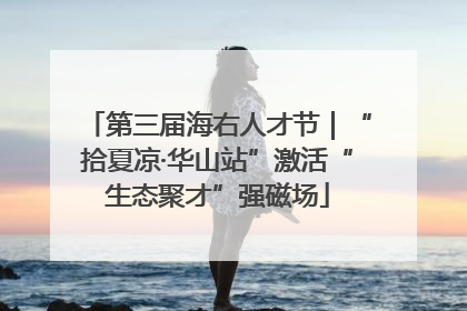 第三届海右人才节｜“拾夏凉·华山站”激活“生态聚才”强磁场