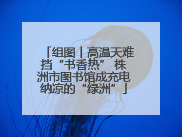 组图丨高温天难挡“书香热” 株洲市图书馆成充电纳凉的“绿洲”