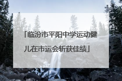 临汾市平阳中学运动健儿在市运会斩获佳绩