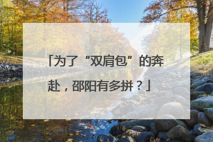 为了“双肩包”的奔赴，邵阳有多拼？