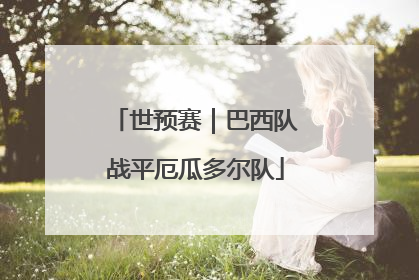 世预赛｜巴西队战平厄瓜多尔队