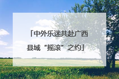 中外乐迷共赴广西县域“摇滚”之约