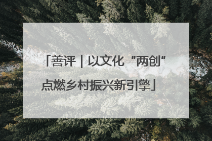 善评｜以文化“两创”点燃乡村振兴新引擎