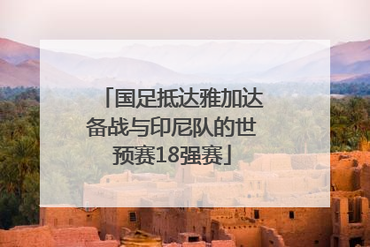 国足抵达雅加达备战与印尼队的世预赛18强赛