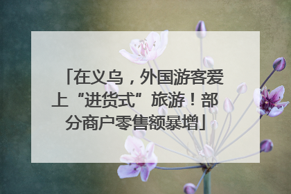 在义乌，外国游客爱上“进货式”旅游！部分商户零售额暴增