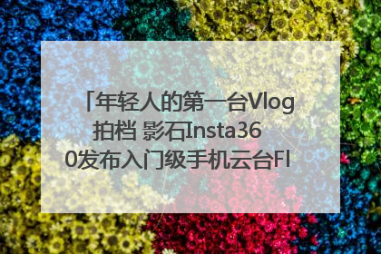 年轻人的第一台Vlog拍档 影石Insta360发布入门级手机云台Flow 2_深圳新闻网