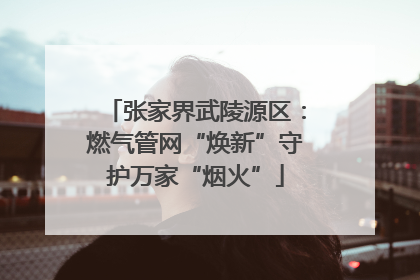 张家界武陵源区：燃气管网“焕新”守护万家“烟火”