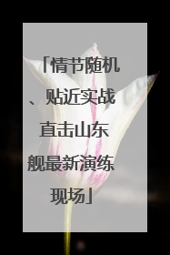 情节随机、贴近实战 直击山东舰最新演练现场