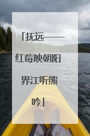 抚远——红莓映朝阳 界江听熊吟