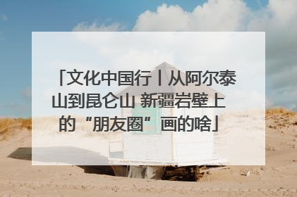 文化中国行丨从阿尔泰山到昆仑山 新疆岩壁上的“朋友圈”画的啥