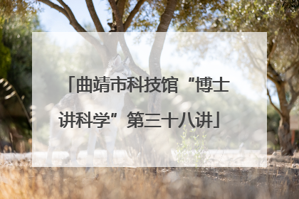 曲靖市科技馆“博士讲科学”第三十八讲