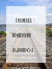 桂阳县：阶梯育德 礼润童心