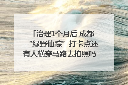 治理1个月后 成都“绿野仙踪”打卡点还有人横穿马路去拍照吗？｜民情瞭望