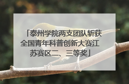 泰州学院两支团队斩获全国青年科普创新大赛江苏赛区二、三等奖