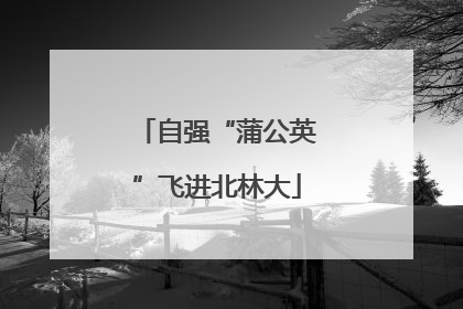 自强“蒲公英”飞进北林大