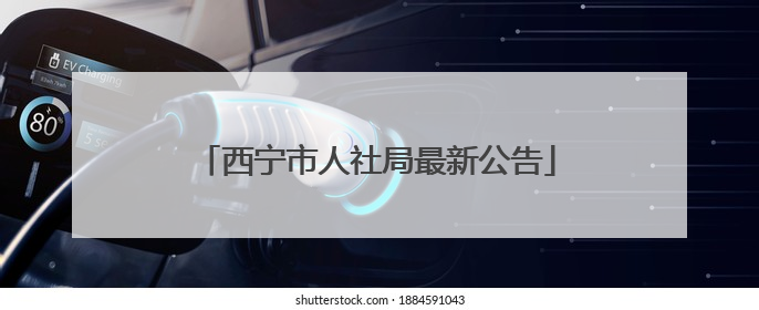 西宁市人社局最新公告