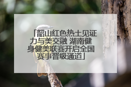 韶山红色热土见证力与美交融 湖南健身健美联赛开启全国赛事晋级通道