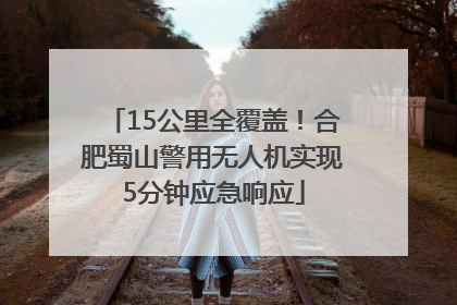 15公里全覆盖！合肥蜀山警用无人机实现5分钟应急响应