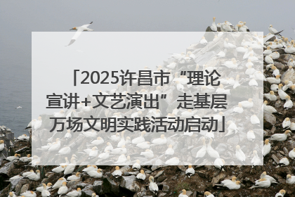 2025许昌市“理论宣讲+文艺演出”走基层万场文明实践活动启动