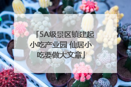 5A级景区镇建起小吃产业园 仙居小吃要做大文章
