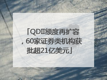 QDII额度再扩容，60家证券类机构获批超21亿美元